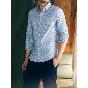Men's Plaid Business Casual Shirt