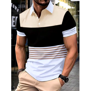 Men's Casual Business Fashion Polo Shirts